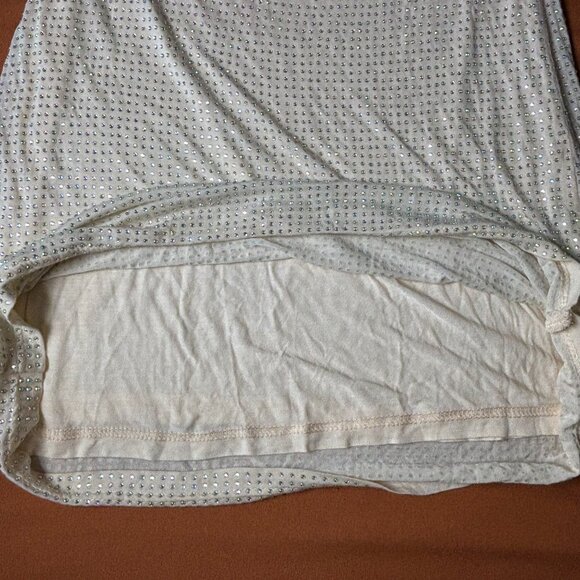 Bebe Light Pink Sparkly Gemstone Longsleeve Bodycon Dress XS - Picture 6 of 10